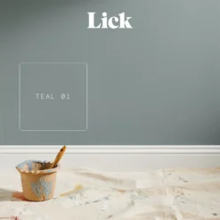Lick Teal 01 Eggshell Emulsion Paint, 2.5L -Hammerite Shop lick teal 01 eggshell emulsion paint 2 5l5060756112469 06i bq
