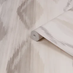 Next Abstract Ikat Neutral Smooth Wallpaper