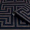 Next Metallic Greek Key Navy Metallic Effect Smooth Wallpaper -Hammerite Shop next metallic greek key navy metallic effect smooth wallpaper5011583521108 36c bq