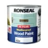 Ronseal 10 Year Weatherproof Wood Paint White Satin Exterior Wood Paint, 2.5L Tin -Hammerite Shop ronseal 10 year weatherproof wood paint white satin exterior wood paint 2 5l tin5010214887958 08c bq