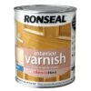 Ronseal Diamond Hard Clear Satin Wood Varnish, 0.25L -Hammerite Shop ronseal diamond hard clear satin wood varnish 0 25l5010214868704 08c bq