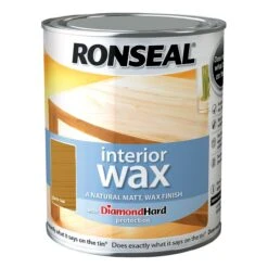 Ronseal Diamond Hard Dark Oak Matt Wax Wood Wax, 0.75L 5 Ronseal Diamond Hard Dark Oak Matt Wax Wood Wax, 0.75L -Hammerite Shop ronseal diamond hard dark oak matt wax wood wax 0 75l5010214868810 08c bq