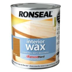 Ronseal Diamond Hard Medium Oak Matt Wax Wood Wax, 0.75L 5 Ronseal Diamond Hard Medium Oak Matt Wax Wood Wax, 0.75L -Hammerite Shop ronseal diamond hard medium oak matt wax wood wax 0 75l5010214868803 08c bq