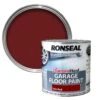 Ronseal Diamond Hard Tile Red Satinwood Garage Floor Paint, 2.5L -Hammerite Shop ronseal diamond hard tile red satinwood garage floor paint 2 5l5010214857623 02c bq