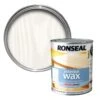 Ronseal Diamond Hard White Ash Matt Wax Wood Wax, 0.75L 2 Ronseal Diamond Hard White Ash Matt Wax Wood Wax, 0.75L -Hammerite Shop ronseal diamond hard white ash matt wax wood wax 0 75l5010214868858 02c bq