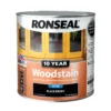 Ronseal Ebony Satin Wood Stain, 2.5L 1 Ronseal Ebony Satin Wood Stain, 2.5L -Hammerite Shop ronseal ebony satin wood stain 2 5l5010214886951 02c BQ