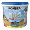 Ronseal Fence Life Plus Cornflower Matt Fence & Shed Treatment, 9L -Hammerite Shop ronseal fence life plus cornflower matt fence shed treatment 9l5010214876396 08c bq