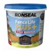 Ronseal Fence Life Plus Tudor Black Oak Matt Fence & Shed Treatment, 5L -Hammerite Shop ronseal fence life plus tudor black oak matt fence shed treatment 5l5010214876303 08c bq