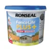 Ronseal Fence Life Plus Warm Stone Matt Fence & Shed Treatment, 5L -Hammerite Shop ronseal fence life plus warm stone matt fence shed treatment 5l5010214883967 08c bq