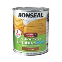 Ronseal Hardwood Rich Teak Furniture Wood Stain, 750ml 6 Ronseal Hardwood Rich Teak Furniture Wood Stain, 750ml -Hammerite Shop ronseal hardwood rich teak furniture wood stain 750ml5010214864300 08c bq