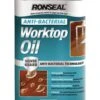 Ronseal Natural Matt Anti-bacterial Worktop Oil, 1L -Hammerite Shop ronseal natural matt anti bacterial worktop oil 1l5010214862245 08c bq