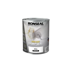 Ronseal One Coat Damp Seal White Matt Wall & Ceiling Undercoat, 750ml -Hammerite Shop ronseal one coat damp seal white matt wall ceiling undercoat 750ml5010214851010 08c bq