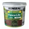 Ronseal One Coat Fence Life Forest Green Matt Fence & Shed Treatment, 5L -Hammerite Shop ronseal one coat fence life forest green matt fence shed treatment 5l5010214882915 08c bq