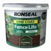 Ronseal One Coat Fence Life Forest Green Matt Fence & Shed Treatment, 9L -Hammerite Shop ronseal one coat fence life forest green matt fence shed treatment 9l5010214882977 08c bq
