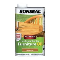 Ronseal Ultimate Natural Teak Furniture Wood Oil, 1L -Hammerite Shop ronseal ultimate natural teak furniture wood oil 1l5010214873586 08c bq
