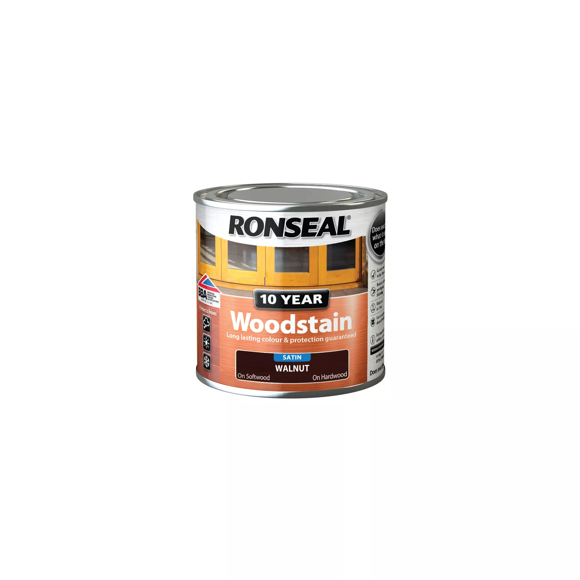 Ronseal Walnut Satin Wood Stain, 250ml 3 Ronseal Walnut Satin Wood Stain, 250ml