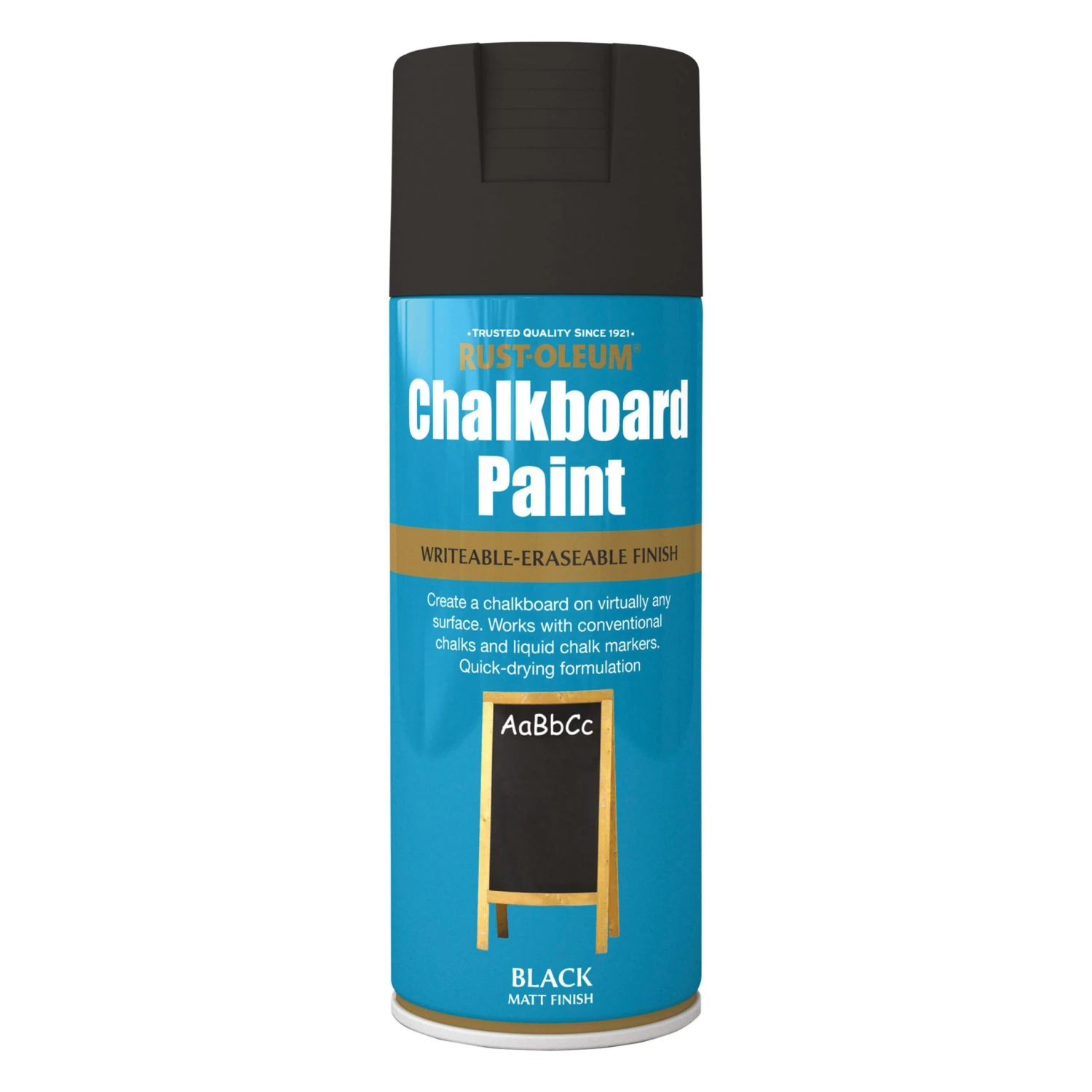 Rust-Oleum Chalkboard Black Matt Multi-surface Spray Paint, 400ml 4 Rust-Oleum Chalkboard Black Matt Multi-surface Spray Paint, 400ml - Image 2