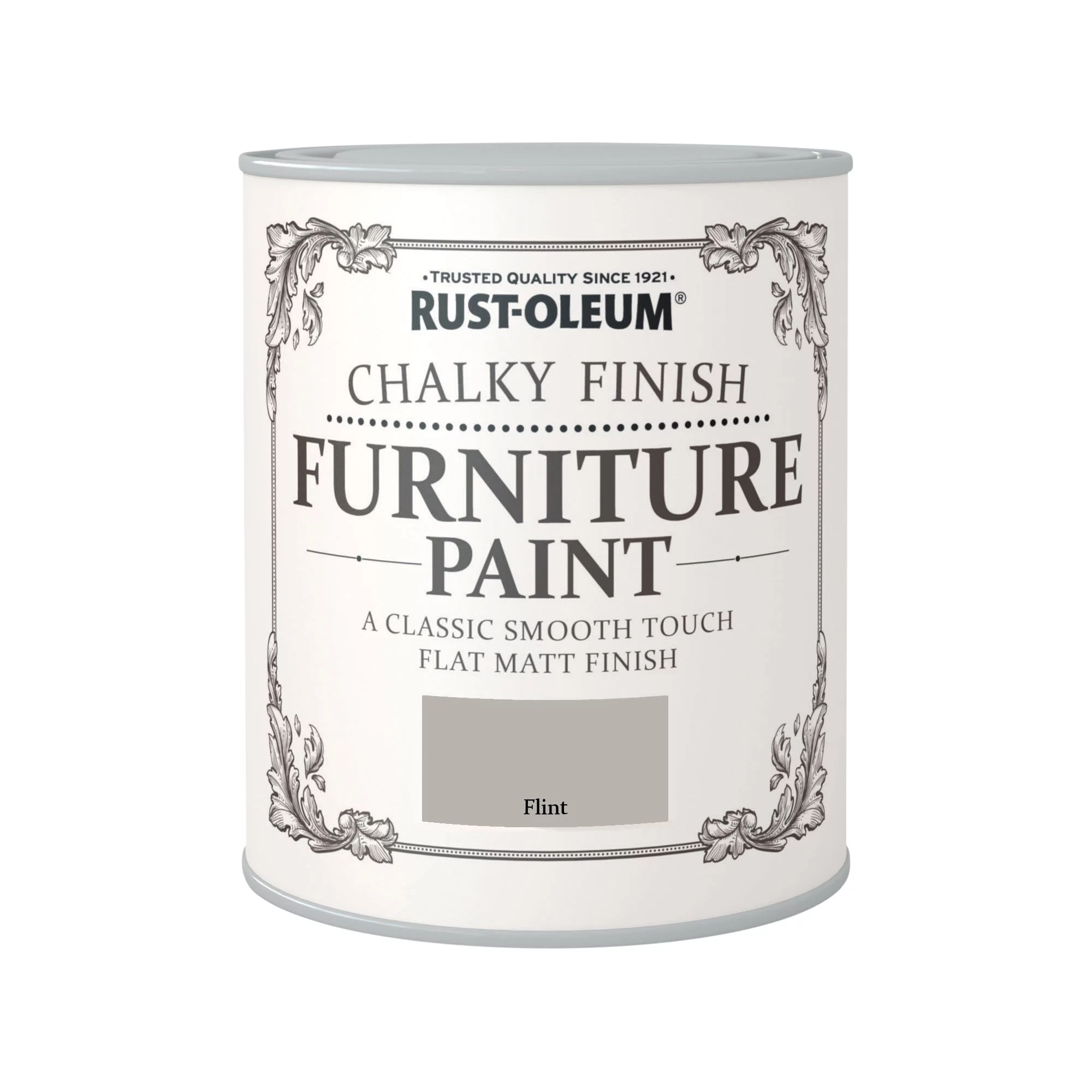 Rust-Oleum Flint Flat Matt Furniture Paint, 750ml 4 Rust-Oleum Flint Flat Matt Furniture Paint, 750ml - Image 2