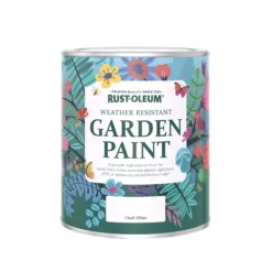 Rust-Oleum Garden Paint Chalk White Matt Multi-surface Garden Paint, 750ml Tin -Hammerite Shop rust oleum garden paint chalk white matt multi surface garden paint 750ml tin5013296131650 08c bq