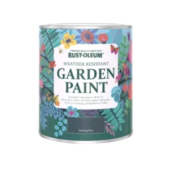 Rust-Oleum Garden Paint Evening Blue Matt Multi-surface Garden Paint, 750ml Tin -Hammerite Shop rust oleum garden paint evening blue matt multi surface garden paint 750ml tin5013296131728 08c bq