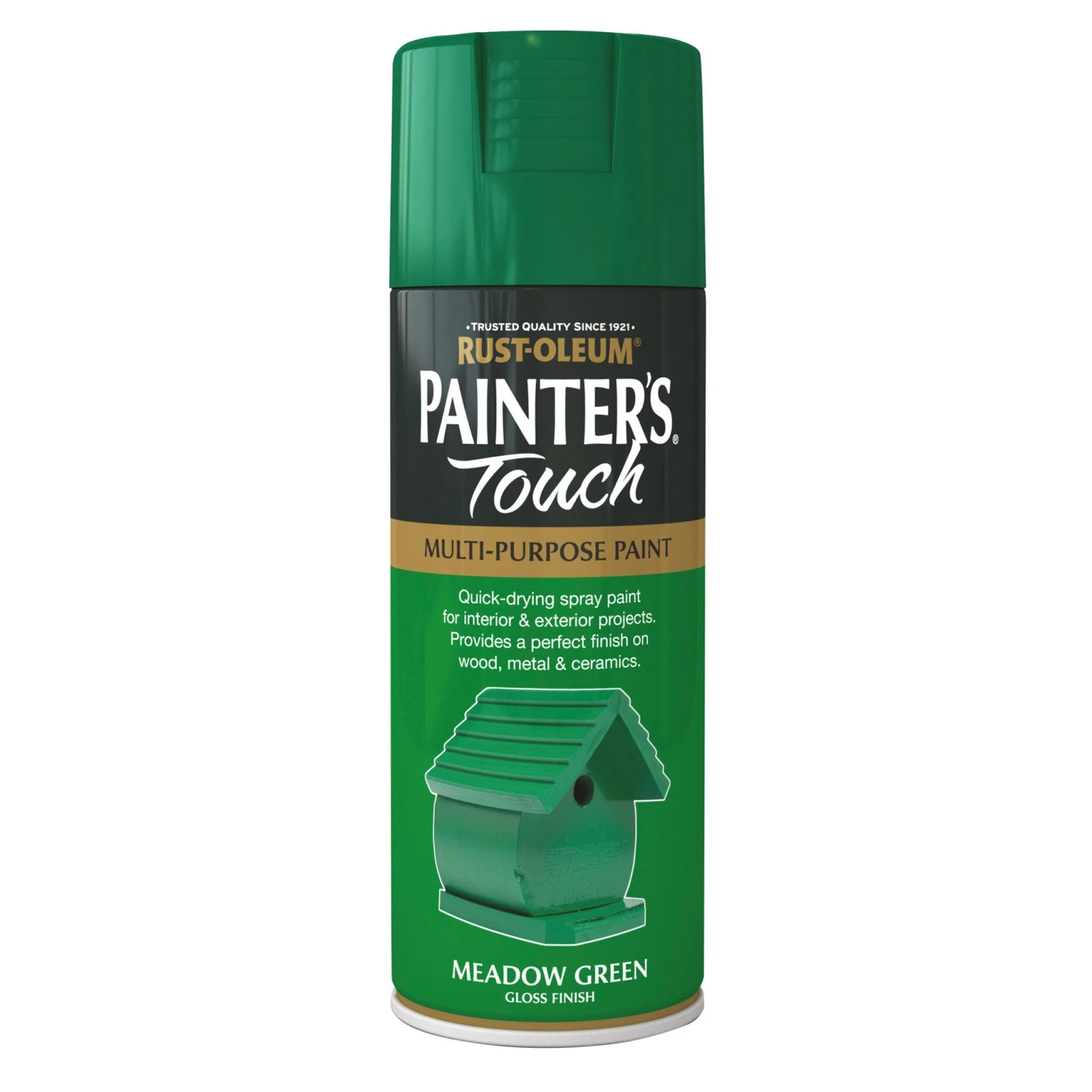 Rust-Oleum Painter's Touch Meadow Green Gloss Multi-surface Decorative Spray Paint, 400ml 4 Rust-Oleum Painter's Touch Meadow Green Gloss Multi-surface Decorative Spray Paint, 400ml - Image 2