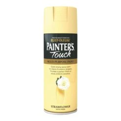 Rust-Oleum Painter's Touch Strawflower Satinwood Multi-surface Decorative Spray Paint, 400ml -Hammerite Shop rust oleum painter s touch strawflower satinwood multi surface decorative spray paint 400ml5013296950398 08c bq