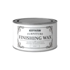 Rust-Oleum White Matt Furniture Wax Finishing Wax, 0.4L -Hammerite Shop rust oleum white matt furniture wax finishing wax 0 4l5013296035880 08c bq