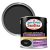 Sandtex 10 Year Black Satinwood Exterior Metal & Wood Paint, 2.5L -Hammerite Shop sandtex 10 year black satinwood exterior metal wood paint 2 5l5010131544828 02c bq
