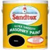 Sandtex Ultra Smooth Black Smooth Masonry Paint, 2.5L -Hammerite Shop sandtex ultra smooth black smooth masonry paint 2 5l5010131461217 08c bq