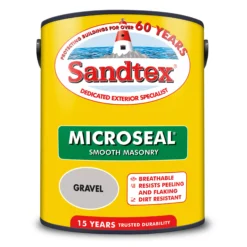 Sandtex Ultra Smooth Gravel Masonry Paint, 5L -Hammerite Shop sandtex ultra smooth gravel masonry paint 5l5010131544637 02c bq