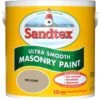 Sandtex Ultra Smooth Mid Stone Brown Smooth Masonry Paint, 2.5L -Hammerite Shop sandtex ultra smooth mid stone brown smooth masonry paint 2 5l5010131460753 08c bq