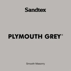 Sandtex Ultra Smooth Plymouth Grey Masonry Paint, 5L -Hammerite Shop sandtex ultra smooth plymouth grey masonry paint 5l5010131536755 01t bq