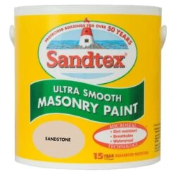 Sandtex Ultra Smooth Sandstone Beige Masonry Paint, 2.5L 6 Sandtex Ultra Smooth Sandstone Beige Masonry Paint, 2.5L -Hammerite Shop sandtex ultra smooth sandstone beige masonry paint 2 5l5010131552229 08c bq