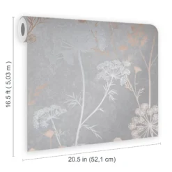 Superfresco Floral Rose Gold Effect Smooth Wallpaper -Hammerite Shop superfresco floral rose gold effect smooth wallpaper5011583402711 02t bq