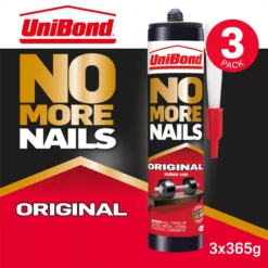 UniBond No More Nails Original White Grab Adhesive 280ml, Pack Of 3 -Hammerite Shop unibond no more nails original white grab adhesive 280ml pack of 35010383313043 12c bq