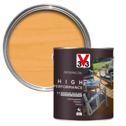V33 High Performance Clear UV Resistant Decking Wood Oil, 5L 13 V33 High Performance Clear UV Resistant Decking Wood Oil, 5L -Hammerite Shop v33 high performance clear uv resistant decking wood oil 5l3153895163057 08c bq