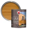 V33 High Protection Medium Oak Mid Sheen Wood Stain, 750ml 1 V33 High Protection Medium Oak Mid Sheen Wood Stain, 750ml -Hammerite Shop v33 high protection medium oak mid sheen wood stain 750ml3153895144377 02c bq
