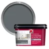 V33 Renovation Charcoal Grey Satinwood Cupboard & Cabinet Paint, 2L -Hammerite Shop v33 renovation charcoal grey satinwood cupboard cabinet paint 2l3153895181099 02c bq