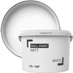 White Matt Emulsion Paint, 2.5L -Hammerite Shop white matt emulsion paint 2 5l3663602590248 02bq